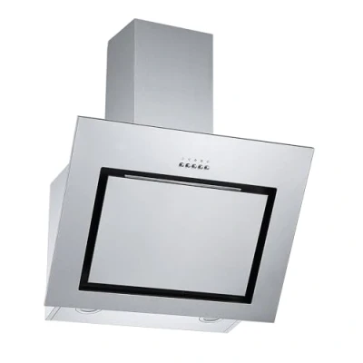 Image de Hotte aspirante Respekta sans tête/Hotte inclinée de 60 cm/Boîtier en acier inoxydable/Fonction d&#039;extraction et recyclage l&#039;air / CH22020IXB B 58 63 dB