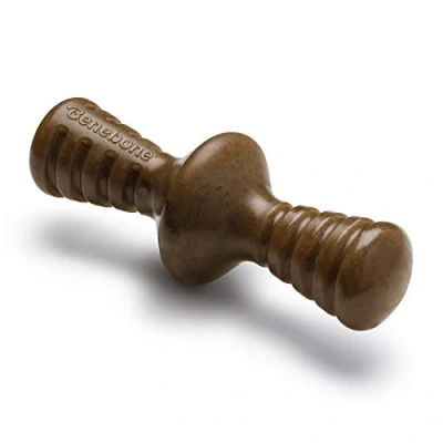 Image de Benebone Zaggler Jouet à mâcher Indestructible pour Chiens agressifs, Durable et résistant, véritable saveur de Bacon, Taille Moyenne, fabriqué aux États Unis.