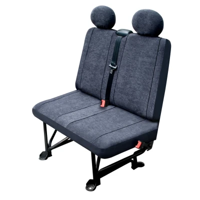 Image de CARPASSION Bus II Elegance 30211 Couverture de siège gris Polyester VOLKSWAGEN: Transporter 5, 4 Bus, 5