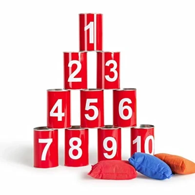 Image de BS Toys TIN Throwing Jouet pour enfants, Taille: One Size, Multi coloured