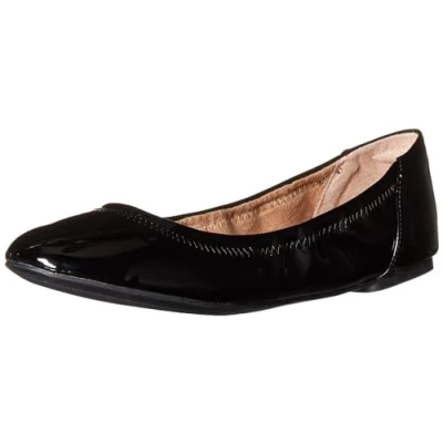 Image de Amazon Essentials Ballerines Belice Femme, Noir Vernis, 41 EU Large