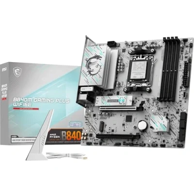 Image de MSI B840M GAMING PLUS WIFI6E carte mère AMD B840 Emplacement AM5 micro ATX Neuf
