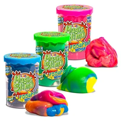 Image de Craze Magic Slime POOPSIE Noise Kit Complet Bruit de Pets 3X boîtes Enfants 100 g Pate a Prout, déjà Fait