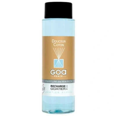 Image de Parfum d&#039;intérieur GOA Recharge 250ml Douceur coton Notes de cèdre et santal Ambiance chaleureuse