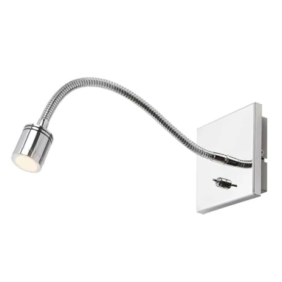 Image de LED Applique Murale Berfin (Moderne) en Argent Métal e. a. pour Chambre à coucher (1 lampe,à), Applique, Lampe Murale, Eclairage, Luminaire Mural