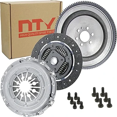 Image de NTY NZS PL 005 kit d&#039;embrayage avec mécanisme d&#039;embrayage, sans butée hydraulique volant moteur, de vis, disque