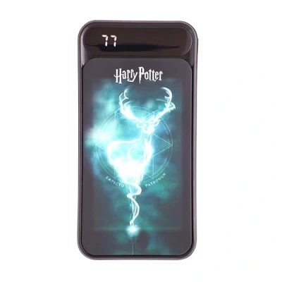 Image de WONDEE Harry Potter Chargeur Portable, Batterie Externe 10.000mAh avec Lumière LED Effet Patronus Powerbank Compatible Tous Les Smartphones, Iphone, Tablets, Ipad et Plus