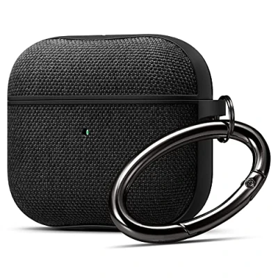 Image de Spigen Urban Fit Coque Compatible avec Airpods 3 (3ème Génération 2021) Noir