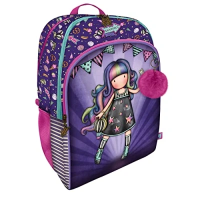 Image de SANTORO Gorjuss Fairground Sac à Dos « Up and Away » 34,5 x 43,5 22 cm, 1130GJ04, Violet