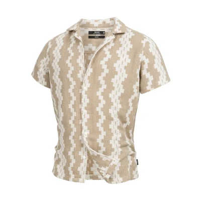 Image de Indicode Hommes INCosby Shirt Chemise à Manches Courtes et col boutonné White S