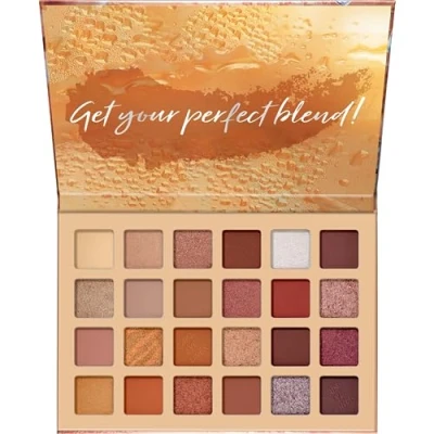 Image de essence Shake it up! Palette de fards à paupières et eyeliner n 02, multicolore, 24 couleurs, intense, végétalien, sans particules microplastique, nanoparticules, parfum, 1 paquet (18 g)