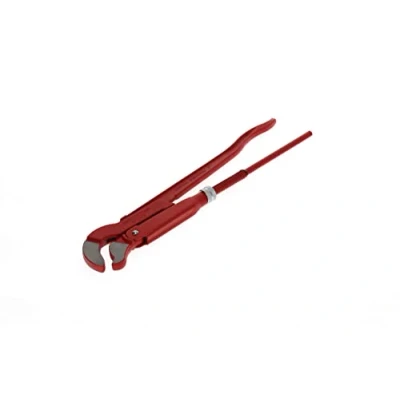 Image de GEDORE red Clé serre tubes coudée à 45, Largeur 67 mm/2 pouce, suédoise, mâchoires en S, résistante, denture inversée, R27140020