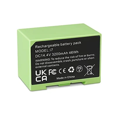 Image de SLODA i7 i3 i4 Batterie de Remplacement pour iRobot Roomba e et i Series i7+ i3+ i4+ 4624864 ABL D1 Aspirateur [3200mAh 14.4V]