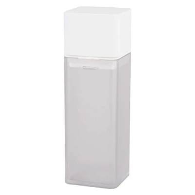 Image de Yamazaki 4842 TOWER Bouteille d&#039;assaisonnement, blanc, Résine ABS/Polypropylène, minimaliste, 5.5 x 5.7 17.2 c m