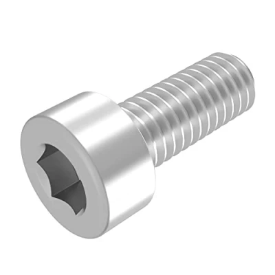 Image de SECCARO Lot de 20 vis cylindriques M8 x mm, en acier inoxydable V2A VA A2, DIN 912 / ISO 4762, à six pans creux, filetage complet