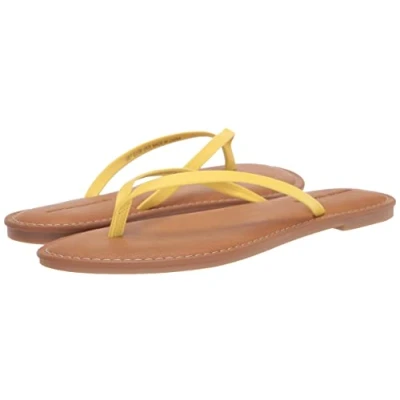Image de Amazon Essentials Sandale Tong Femme, Jaune Vif, 38 EU