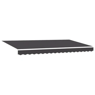 Image de vidaXL Toile de rechange pour auvent cadre 4 x 2 m Anthracite