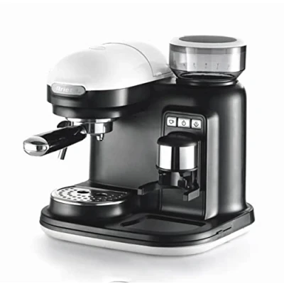 Image de Machine à café Ariete 1318 avec moulin intégré, 1080 W, 800 centimètres cubes, Blanc