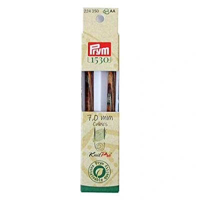 Image de Prym Aiguilles à Tricoter CUBICS Natural Coloré Long 11,6 cm 7,00 mm Bois Multicolore 7