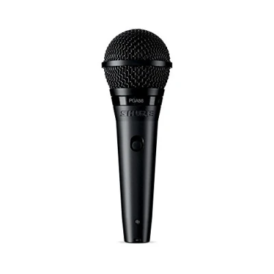 Image de Shure Pga58 Microphone Dynamique Mic de Poche pour Voix avec Motif Ramassage Cardioïde, Commutateur On / Off Distes