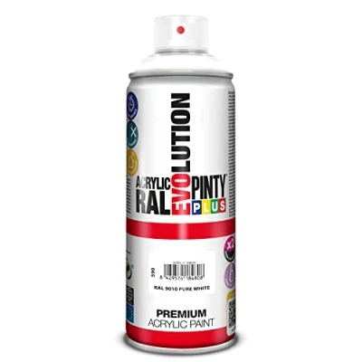 Image de PINTYPLUS Aérosol de peinture EVOLUTION 520cc RAL 9010 Pure White