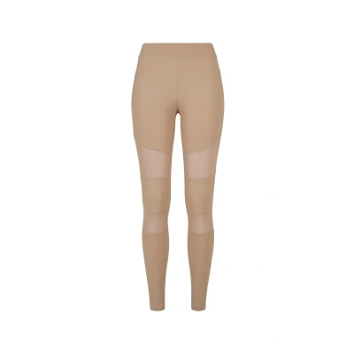 Image de Urban Classics Ladies TECH MESH Leggings Legging, Femme, Taille: 4XL, Softtaupe