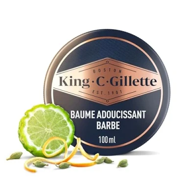 Image de King C.Gillette. Baume à barbe 100 ml