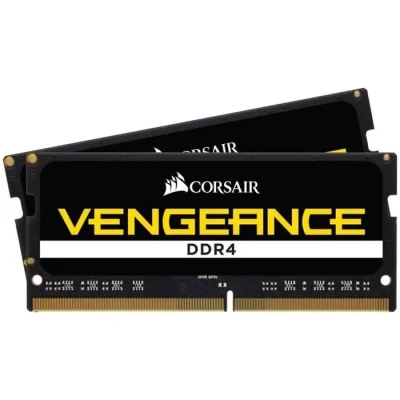 Image de Corsair Vengeance SODIMM 16Go DDR4 2400MHz CL16 Mémoire pour Ordinateurs Portables (Support des Processeurs Intel Core™ i5 et i7 de 6ème génération) Noir