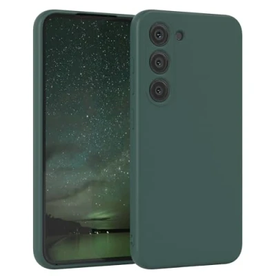 Image de EAZY CASE Coque de Protection en silicone pour Samsung Galaxy S23 Vert Souple Résistant aux chocs Avec l&#039;appareil photo Fine TPU pastel