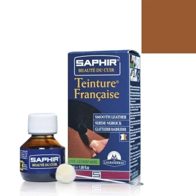 Image de SAPHIR TEINTURE FRANCAISE Cuir Liquide (50 ml FAUVE 19)