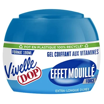 Image de Dop Vivelle Gel Coiffant Effet Mouillé Fixation Longue Durée Force 5