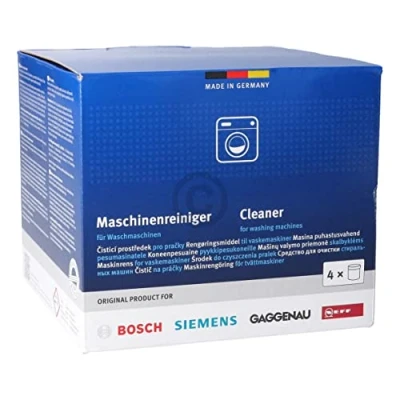 Image de Bosch Nettoyant pour machine à laver compatible avec Siemens 00311929 4 x 200 g