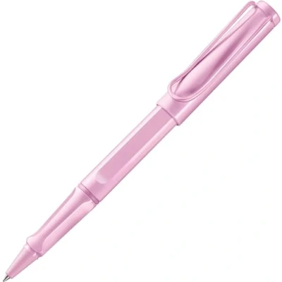 Image de Lamy safari lightrose Stylo roller avec grip ergonomique et largeur de trait M pour une écriture longue agréable en plastique robuste ASA recharge 63 noir