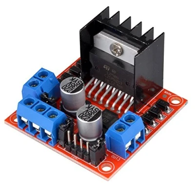 Image de DollaTek Module Board Mini Stepper Motor Drive Controller L298N H Double Pont DC pour Robot Arduino Smart Car