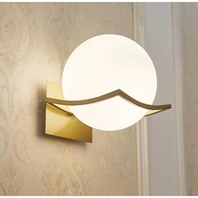 Image de KRUIHAN Applique Murale,Applique Murale Interieur,Lampe E27,Lampe Chambre,Applique Doree,(Ampoule non Incluse) Or