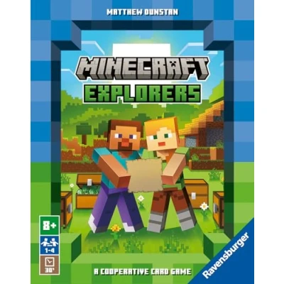 Image de Ravensburger Minecraft Explorers Jeu de société Familial Cartes coopératif 1 à 4 Joueurs dès 8 Ans 21580 Version française.
