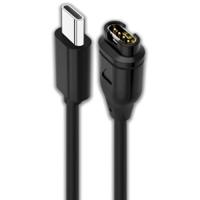 Image de zoerbufan Câble de Chargeur USB C pour Garmin Fenix 5 5S 5X Plus 6 6S 6X Pro 7 7S 7X, Approach S10 S40 S60 S12 S42, Instinct, Vivoactive 3 4 4S Venu, Forerunner 745 935 945 45 45S 245, Quatlx
