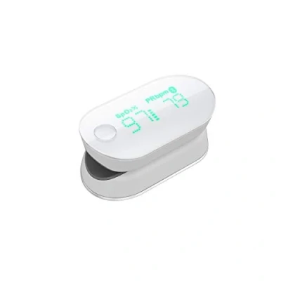 Image de iHealth Air Oxymètre de Doigt Connecté Analyse Taux d&#039;Oxygène dans le Sang (SpO2), Pouls et Indice Perfusion Dispositif Médical Bluetooth iOS Android