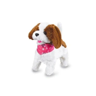 Image de Jamara 460340 RC Peluche Blanc/Brun 27MHz Remue sa Queue, museau, Bouge tête Chien Jouets,