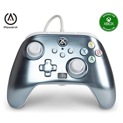 Image de PowerA 1516986 01 accessoire de jeux vidéo Argent USB Manette jeu Analogique/Numérique Xbox One, Series S, X Neuf