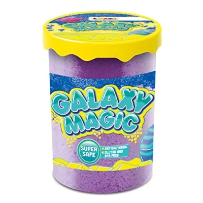 Image de CRAZE Galaxy Magic Schaumartige Knetmasse in Knete mit Schmelzeffekt Galaxienstaub 24461 Pâte à Modeler en boîte avec Effet fondu 40 g, coloré, 40g Dose