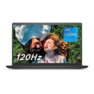 Image de Dell Inspiron 15 3520 Ordinateur Portable, Processeur Intel Core i5 1235U, Écran 15.6&quot; FHD 120HZ, 16Go RAM, 512Go SSD, Graphique UHD, Windows 11 Home, Carbon Black