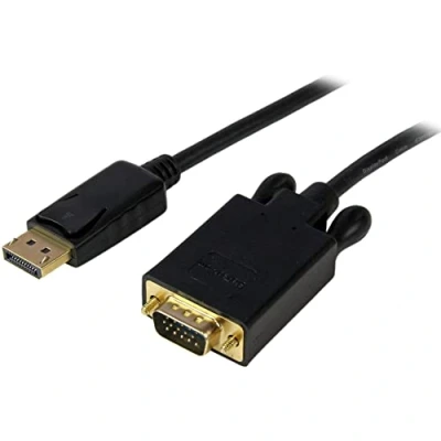Image de STARTECH.COM Adaptateur DisplayPort vers VGA Câble Display Port Mâle 1920x1200 1,8 m Noir