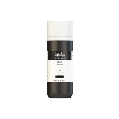 Image de Liquitex Professional Acrylique Soft Body 946ml Noir De Mars