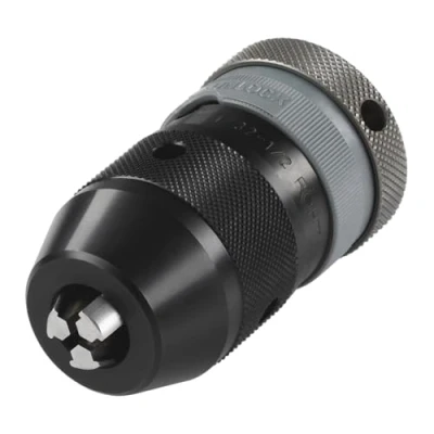 Image de wolfcraft 2606000 1 Mandrin Auto serrant 13 (1/2&quot;) X 20, Filetage Intérieur, Ouverture 1,5 mm, Fonctionnement Multidirectionnel Argent