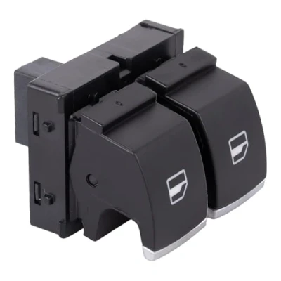 Image de Merautop SJ Interrupteur de lève vitre électrique pour Golf V 1K1 1K5 5M1 521 5K1 AJ5 Accessoires voiture Part# 5K3959857 5K3959857A