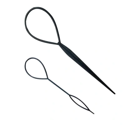 Image de Épingle à Cheveux, 2 Pcs Outil de Queue Tresse Cheveux Styers Styling Coiffure Accessoires, Aiguille pour DIY,
