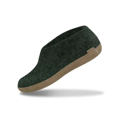 Image de glerups dk A Shoes Mixte Adulte Pantoufles en Feutre,Chaussons, Vert (Forest),39 EU