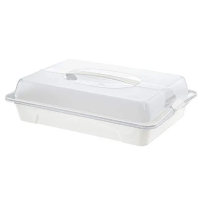 Image de Rotho Cool &amp; Fresh Maître d&#039;hôtel avec refroidissement, cagoule et poignée de transport, Plastique (PP) sans BPA, transparent/blanc, (43.5 x 29.5 11.0 cm)