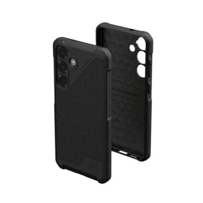 Image de URBAN ARMOR GEAR Metropolis LT Case Samsung Galaxy S25 Plus Housse (Officiellement &quot;Designed for Samsung&quot; certifiée, Wireless Charging (Qi) / Chargement magnétique) kevlar noir
